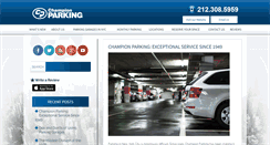Desktop Screenshot of championparkingnyc.com
